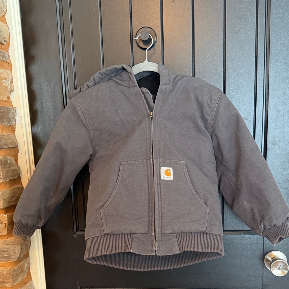 Carhartt Charcoal Hooded Jacket